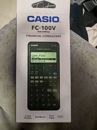 CASIO FC-100V financial

calculator 財務計算機 (2nd edition