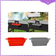 [lszdy] Silicone Cup Liner Foldable Grill Drip Pan Liner for Party Dinner BBQ