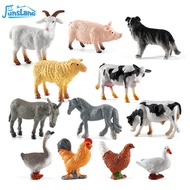 FunsLane สมจริงฟาร์มสัตว์ปีก Figurines จำลองสัตว์ Action Figure เครื่องประดับของเล่นเพื่อการศึกษาเด็ก Collection