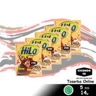 5pcs Hylo Chocolate Hazelnut Drink Powder Chocolate Milk Powder Halal Calcium Beans - 5pcs x 14gr