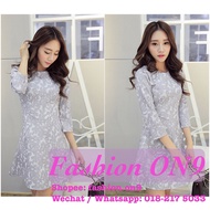 (Ready Stock-0052) Korean Style Temperament Slim Dress 韩版气质修身连衣裙