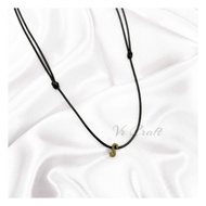 BRONZE INITIAL NECKLACE