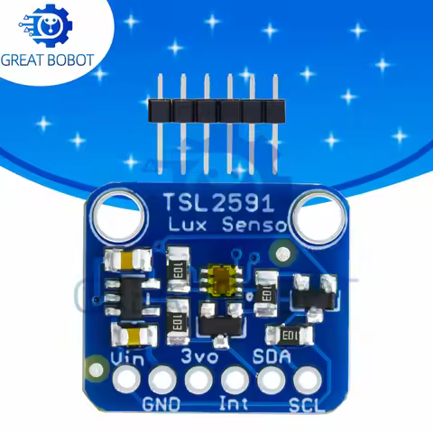 1~3PCS TSL2591 IIC I2C Light Sensor Breakout Module High Dynamic Range Digital Board TSL25911FN 3.3V