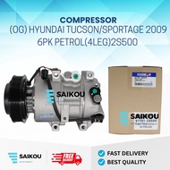 COMPRESSOR ORIGINAL HANON BRAND 97701-2S500 4LEG  SUITABLE FOR CAR HYUNDAI TUCSON 09'/KIA SPORTAGE 1