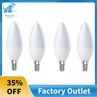 E14 5w Led Candle Bulb Lamp AC 220V C37 5W Warm Light 3000K for Home Decoration LED Candle Bulb