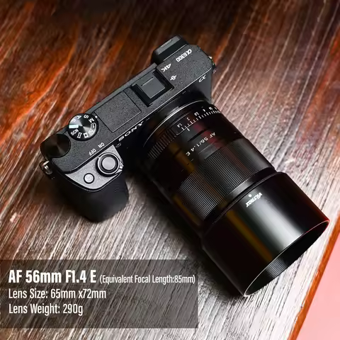 VILTROX 23mm 33mm 56mm F1.4 Auto Focus APS-C Camera Lens For Sony E ZV-E10 a7 a6600 A7R A7IV A9II Fu