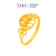 TAKA Jewellery 916 Gold Abacus Ring