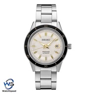 SEIKO SRPG03 SRPG03J SRPG03J1 Presage Male Beige Analog Stainless Steel Automatic Watch