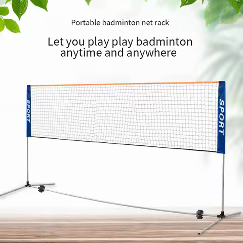 1pc 3.1m 4.1m 5.1m 6.1m Badminton net frame portable standard folding portable outdoor home outdoor 
