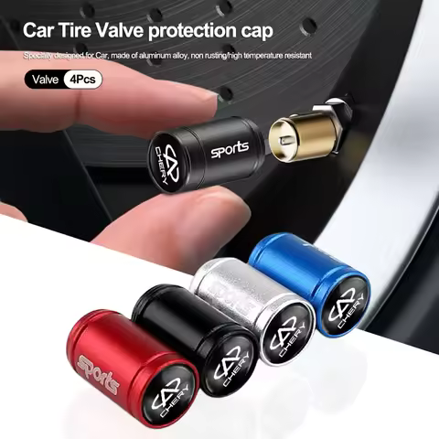 4Pcs Metal Tire Valve Caps Car Dust Proof Cap Accessories For Chery Omoda Tiggo 7 Pro 4 3 Fulwin Arr