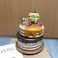 📸實物圖 #SANRIO代購 Wooderful life 🇹🇼 📦預購 Pom Pom Purin 布丁狗 木製鬆餅頭轉音樂盒🎶