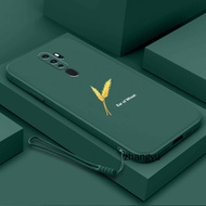 Casing OPPO a9 2020 oppo a5 2020 oppo f11 oppo f11 Pro hp ear of wheat phone case shockproof lens all-inclusive soft shell silicone simple lanyard phone case
