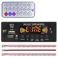 Modul MP3 Bluetooth Fm Radio 12v Splash Screen layar LCD Besar