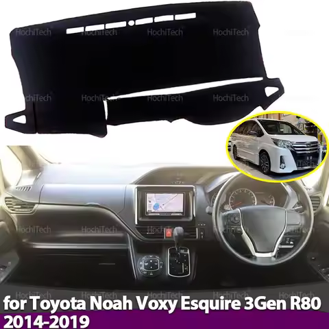 for Toyota Noah Toyota Voxy Toyota Esquire 3Gen R80 2014-2019 Dashboard Cover Pad Car Liner Anti-UV 