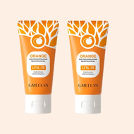 GMEELAN 2PCS Sea Buckthorn Gluten Whitening Lazy Cream+Orange Enzyme Tẩy tế bào chết Làm sáng da Gel