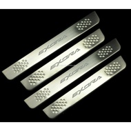 Proton Exora Stainless Steel Door Side Sill Step Plate LED Blue Light Lamp