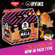 Delicious Nissin Irvins Singapore Salted Egg Noodles with MALA SPIRITS flavor (1 Individual Pack)