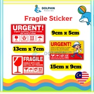 Fragile Sticker Fragile Warning Sticker Murah