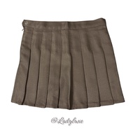 LadyLuxe - Women Mini Skirt Rok Tennis Rok Celana Pendek Polos Model Lipat Pleated Plain Lisa Blackp