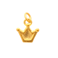 TAKA Jewellery 999 Pure Gold Crown Pendant