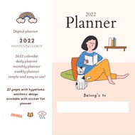 2022 Digital Planner for Ipad, Tablet, Windows, Android, ios, printable