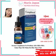 Serum Compliment No Problem AHA BHA PHA Giảm Mụn Mờ Thâm Da Dầu Mụn 27ml