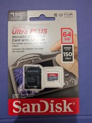 SanDisk 64GB 64G microSDXC UHS-I Class 10 記憶卡