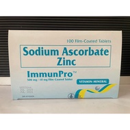 Sodium Ascorbate Zinc ImmunPro, 100 Tablets