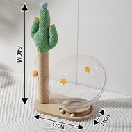 Pet BHQ กรอบปีนแมว คอนโดแมว หลุมอวกาศแมว แคปซูลอวกาศ เสาลับเล็บแมวได้ ทนต่อการขีดข่วน