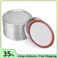 24 PCS  Jar Lids, Regular Mouth Canning Lids Reusable Split-Type Leak Proof Canning Lids with Silico