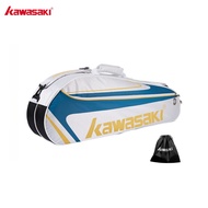 Kawasaki Badminton Bag B8366&A8354 One Shoulder Fashion Men's and Women's 3-Pack Professional Large 