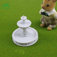 ETH 1 Piece Outdoor Dollhouse Fountain Decoration Circulating Water Villa Garden Courtyard Landscapi