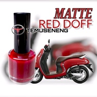 Cat oles Merah Doff Matte Red Dof Oles Pengilang Baret Lecet Mobil Motor Cat Otomotif Cat Oles Mobil