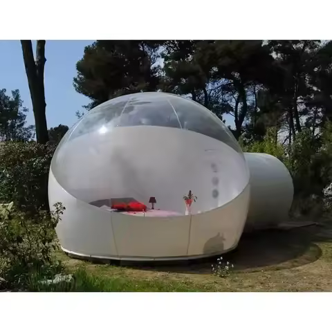 JJOutdoor Camping Transparent Inflatable Bubble Tent Hemispheres Clear House Garden Cabin Lodge Star