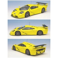 [Ready Stock 1pc] 1/43 palma43 ixo McLaren F1 GTR Long Tail 1997 Certified Model Lemon Yellow Alloy 