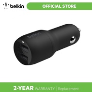 Belkin BOOST↑CHARGETM Dual USB-A Car Charger 24W