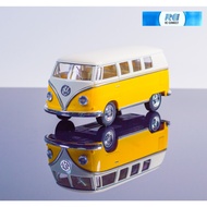Fog Car Model Van V-Shaped Volkswagen KINSMART 1:32 Classic 1962 Bus (13 cm.)Vintage Toy