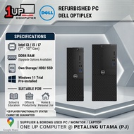 REFURBISHED DELL OPTIPLEX USED DESKTOP PC SSF Tower 3050 3060 3070 3080 INTEL 7 8 9 10 GEN CORE I3 I