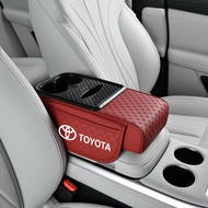 Toyota da đệm tựa tay ô tô Pad Đệm tỳ tay giữa hộp lưu trữ với ngăn để cốc Hộp đựng khăn giấy cho VI