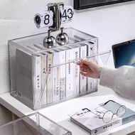 Bookcase Oxford Tree Transparent Picture Book Printed logo Book Anti-dust Storage Box Large Capacity