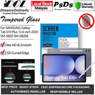 PsDs Samsung Tab S10 Plus 12.4 inch 2024  X820 X826B 2.5D Curved Edge Ultra HD Smooth Anti-fingerpri