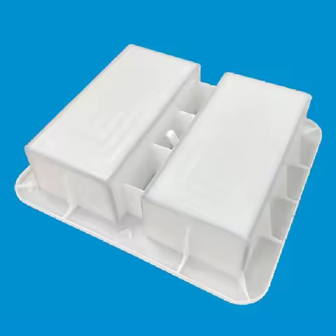 DIY Paving Cement Mold 20x10cm Reusable Cement Brick Mould Durable White Concrete Pavement Mold Outd