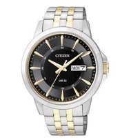 Citizen Men's Silver Gold Two tone Stainless Steel Strap Watch BF2018-52H