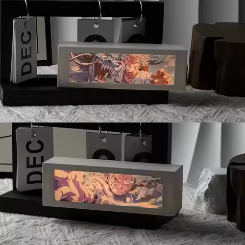 LED Classic Anime 3D Lenticular Motion Anime Lightbox for Bedroom Decoration Lamp Anime Peripheral F