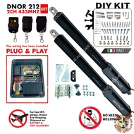 DIY KIT - DNOR 212 D'NOR 212 SWING AND FOLDING ARM AUTO GATE SYSTEM HEAVY DUTY MOTOR ( FULL SET )