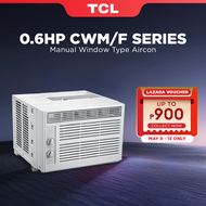 TCL 0.6HP Aircon Window Type Air Conditioner Fast Cooling Auto Protection Easy Clean - TAC-06CWM/F