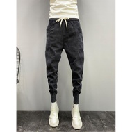 Pants Spring Style Street Wear Jeans Men Solid Color Harem Slim-fit Leggings Men Trendy Loose Men St
