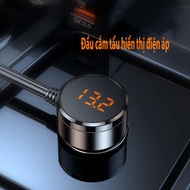 Bộ chia tẩu sạc ô tô C28 hỗ trợ sạc nhanh Type C 30W và QC3.0