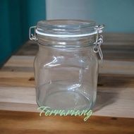 Hermetico 1L Airtight Glass Jar 1000ml/
