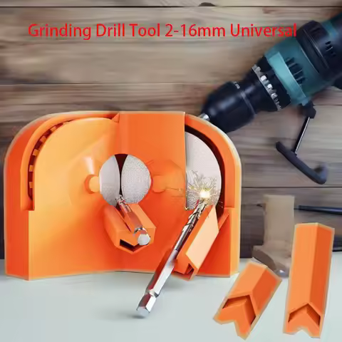 Multipurpose Portable Drill Bit Sharpener Universal Grinding Tool 2-16mm Twist Drill Bit Sharpener H